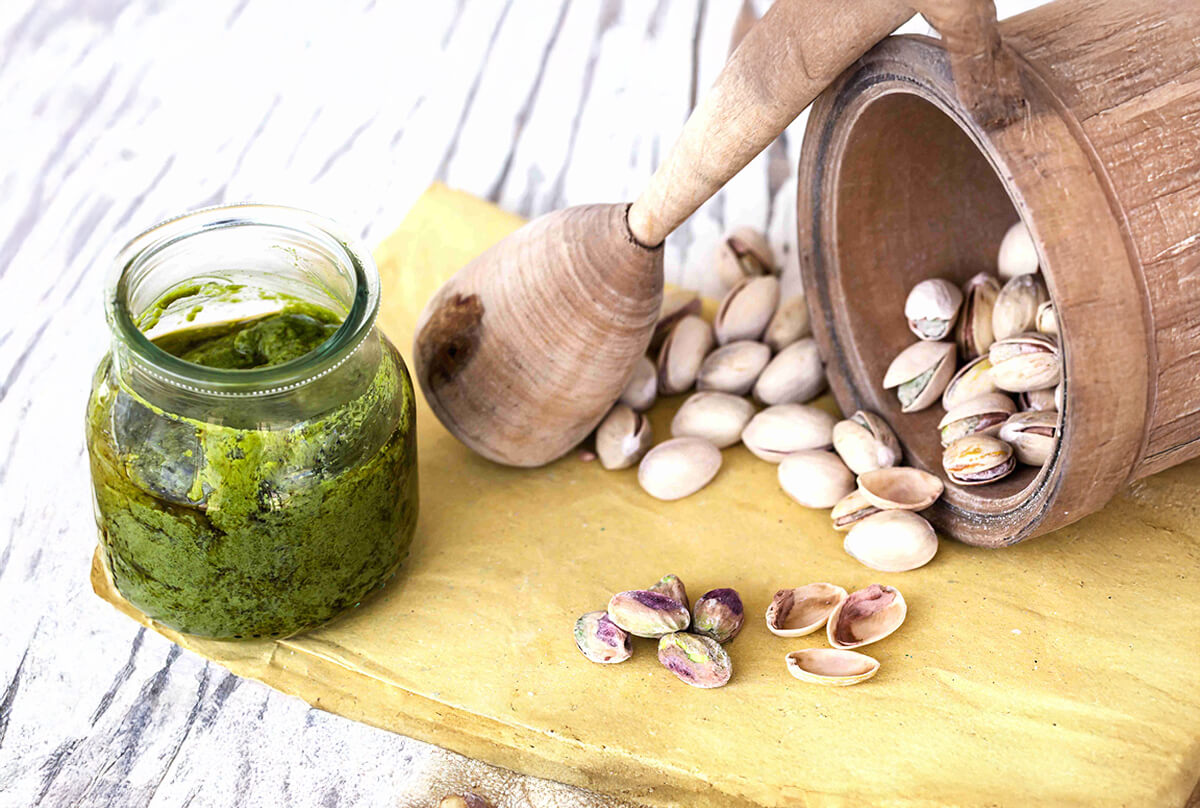 Pesto di pistacchi Educazione Nutrizionale Grana Padano