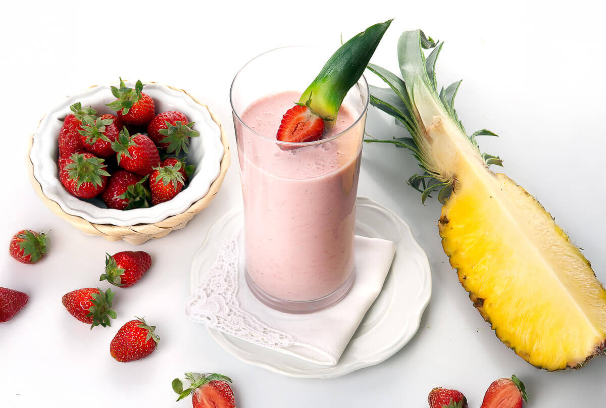 Frullato fragola e ananas | Educazione Nutrizionale Grana Padano